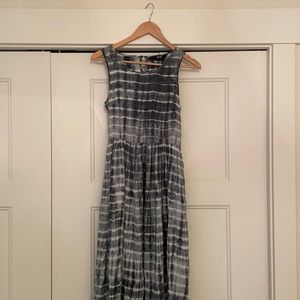 Anthropologie summer tie-dye dress
